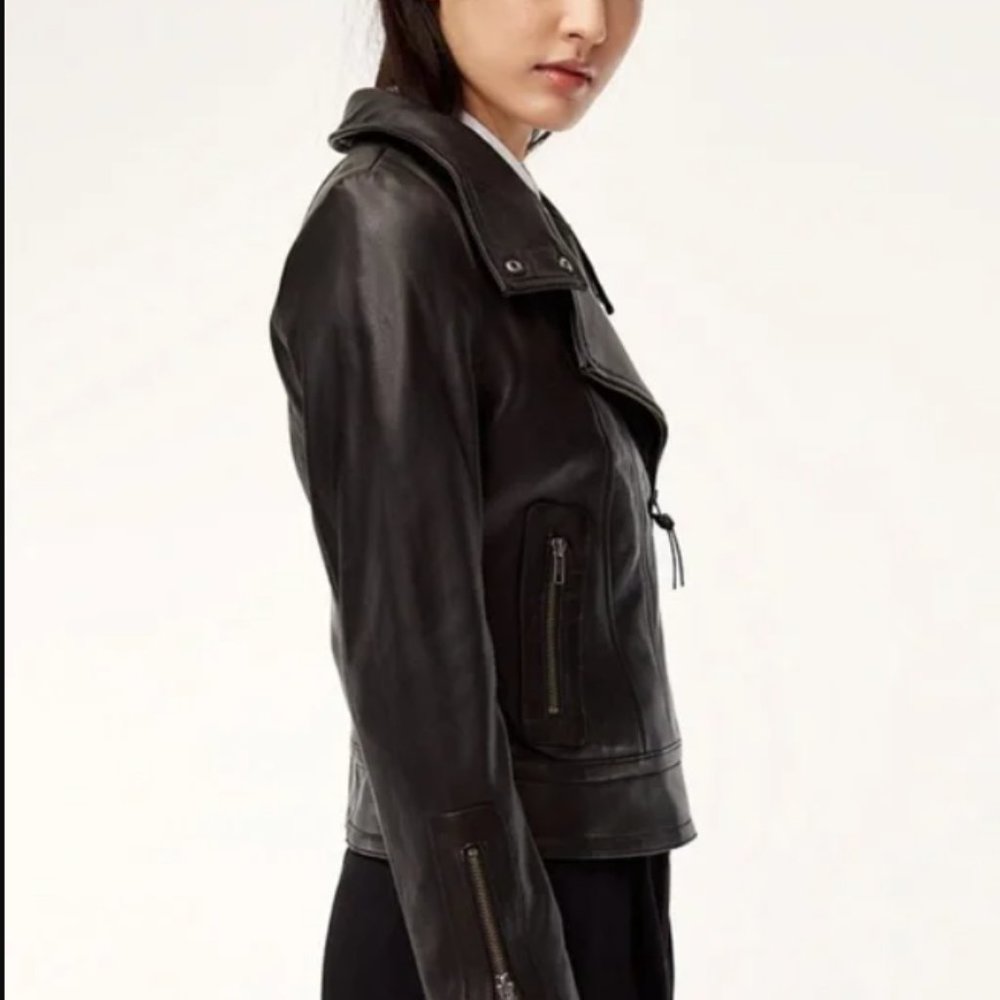 MACKAGE LEATHER RIDER JACKET - Picture 3 of 15